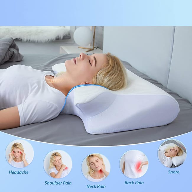 Oreiller Ergonomique Cervical pour soulager les douleurs au cou